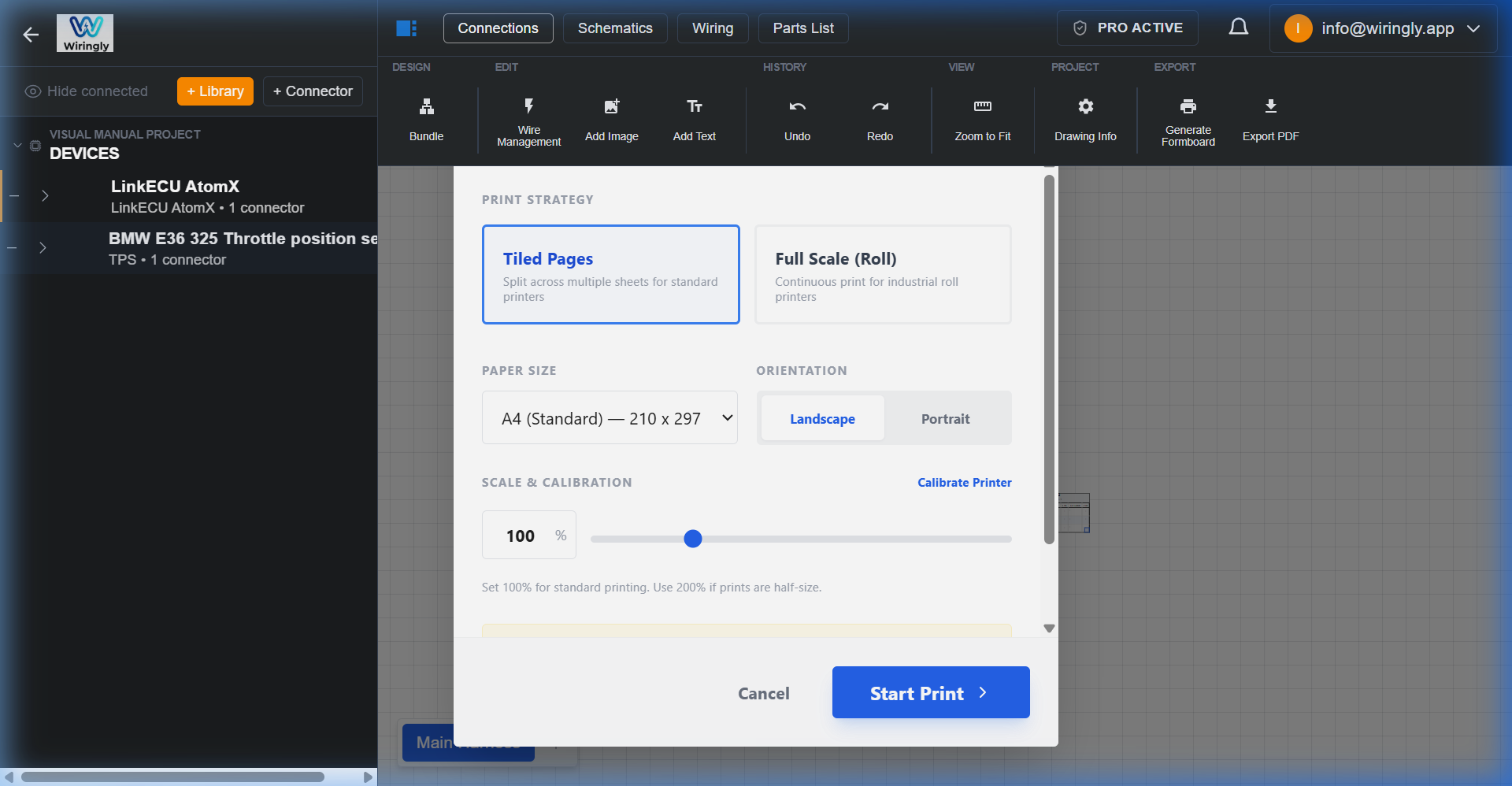 Formboard Export Options